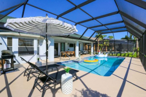 Sunny Naples 3BR Retreat with Solar Heated Pool and BBQ